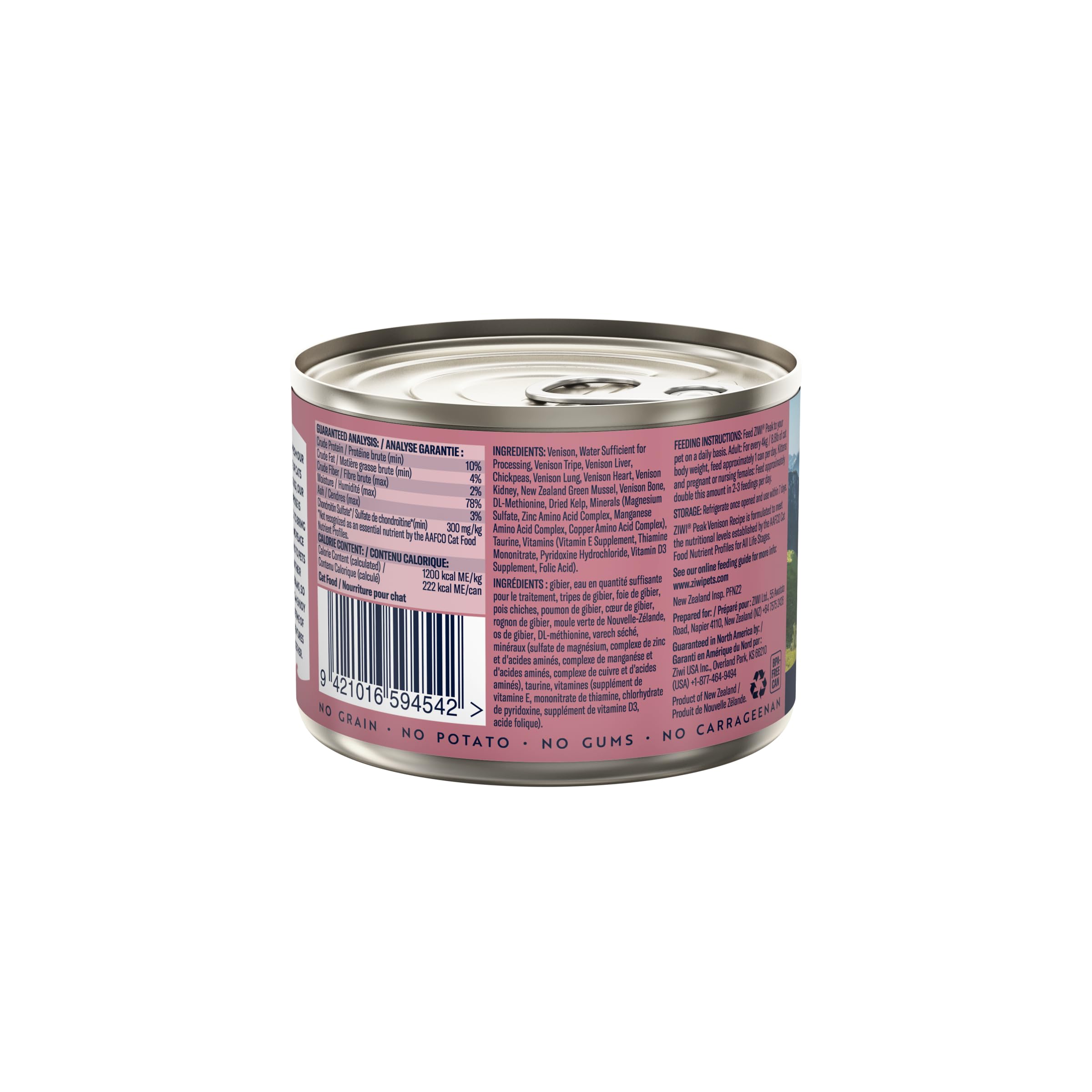 Amazon.co.jp: ZIWI キャット缶 ベニソン 185g : ペット用品